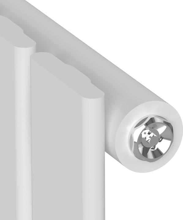 Actual product image Neu.Haus Designer radiator Nore White 60x60cm Single layer 459W (459 W)