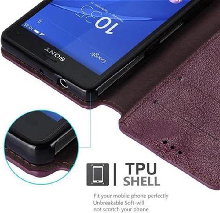 Actual product image Cadorabo Book Retro Matt Wallet Cover (Sony Xperia Z3 Compact)
