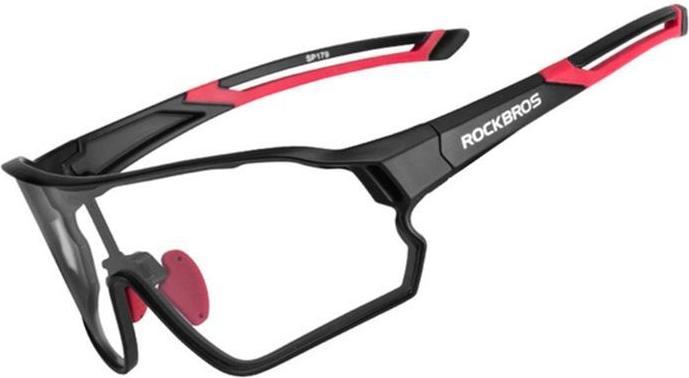 Produktbild Rockbros 10035 photochromic UV400 cycling glasses - black and red (Schwarz und Rot, Schwarz und Rot)