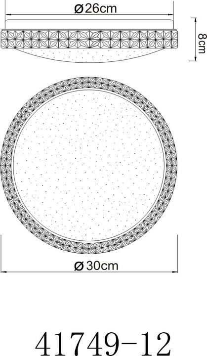 Produktbild Globo Deckenleuchte Ovi weiss 1xLED (980 lm)