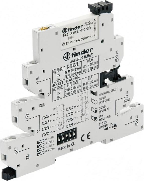 Produktbild Finder Relay interface timer SPDT 6A 24V ac/dc