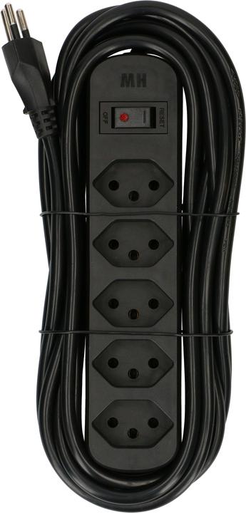 Produktbild Max Hauri Basic Line mit Schalter (5 x, Typ 13, 5 m)
