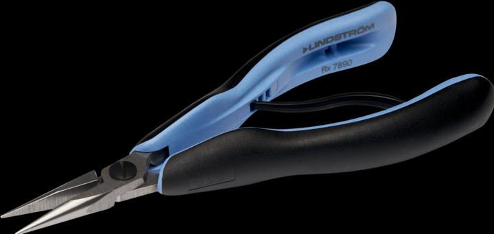 Actual product image Lindstrom R) snipe nose serrated plier (158.50 mm)