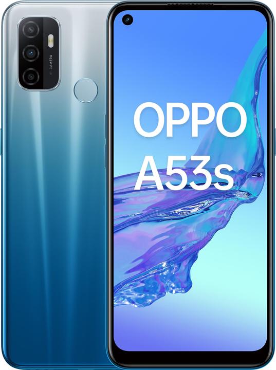 OPPO A53s (128 GB, Fancy Blue, 6.50", Dual SIM, 13 Mpx, 4G)