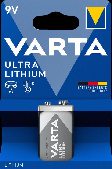 Image du produit Varta ULTRA Lithium (1 pcs, 9V Block, 1200 mAh)