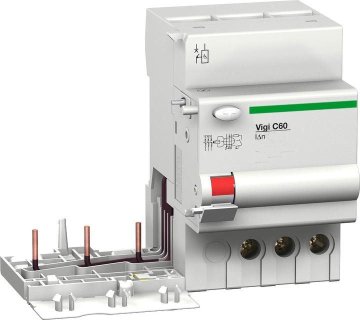Schneider Electric M9V14363 M9 VIGI C60 3P 63A 300MA AC RCD block