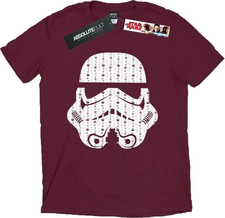 Star Wars Christmas Stormtrooper Helmet TShirt (M)