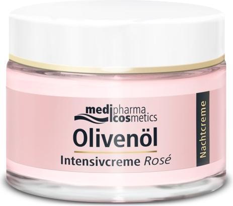 Medipharma Olivenöl Intensivcreme Rose Nachtcreme, 50 ml Creme (50 ml, Nachtcreme)
