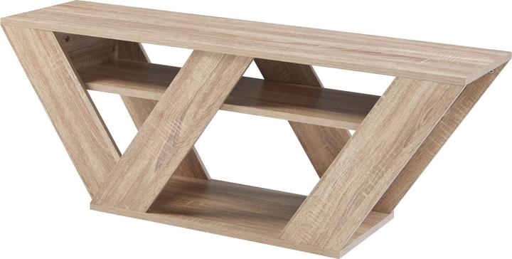 Actual product image En.Casa TV table Nome 110x30x40cm oak look (110 x 30 x 40 cm)