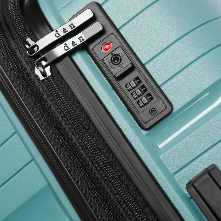 Actual product image D&N Travel Line 4300-Plus 4-wheel cabin trolley S 55 cm with stretch fold (37 l, Hand luggage (up to 50 litres))