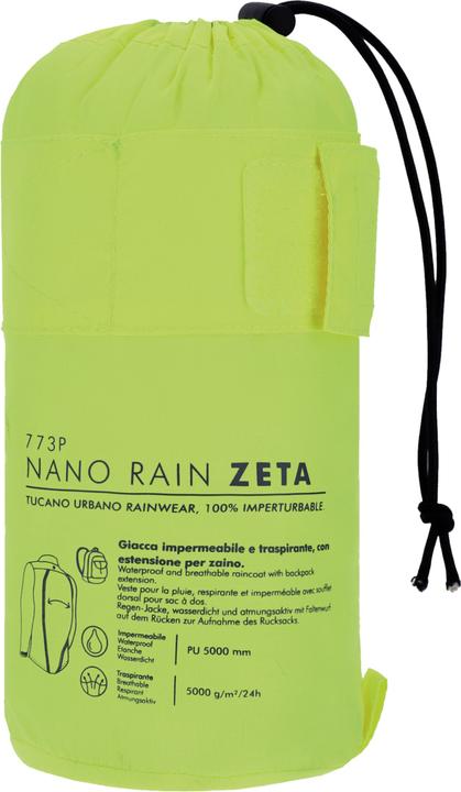 Produktbild Tucano Urbano TU Nano Regenjacke Zeta Unisex gelb XXL (Damen, XXL)