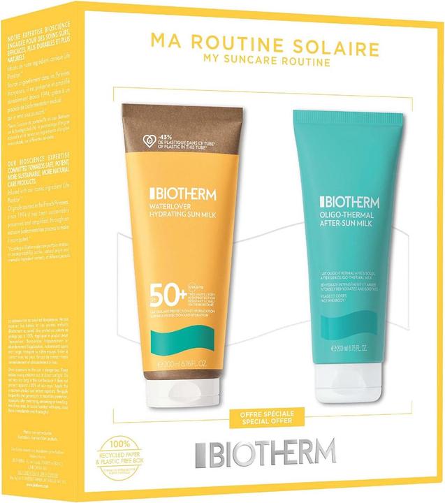 Produktbild Biotherm Waterlover Duo (Sonnenmilch, SPF 50+, 200 ml)