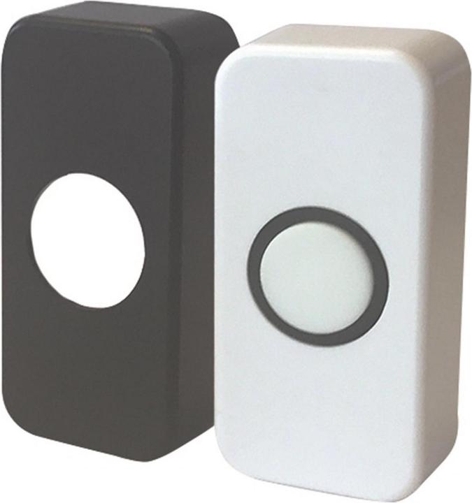 Produktbild Deta Vimark Klingelknopf mit schwarzen und weissen Abdeckungen