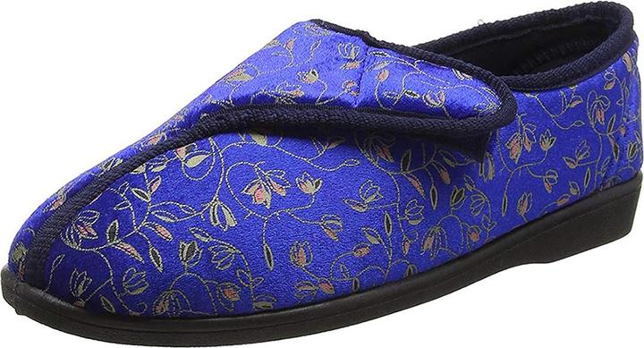 Produktbild Zedzzz Janice Hausschuhe mit Klettverschluss Blumenmuster (38)