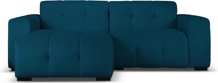 Actual product image Micadoni Velvet Left Corner Sofa, "Kendal", 4 Seats, 256x173x79Made in Europe (Corner sofa)