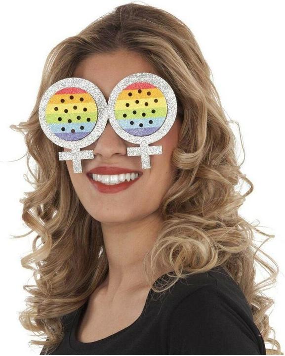 Produktbild My Other Me Runde Regenbogenbrille in Einheitsgrösse