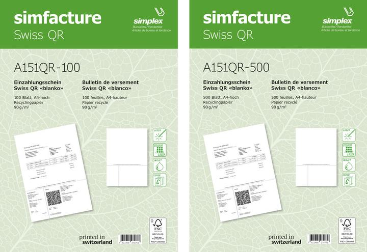 Immagine prodotto Simplex Simfacture - Swiss QR (100 x)