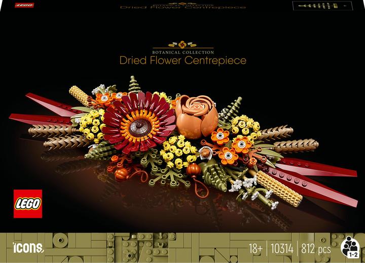 LEGO Composizione di fiori secchi (10314, LEGO Icons, LEGO Botanical)