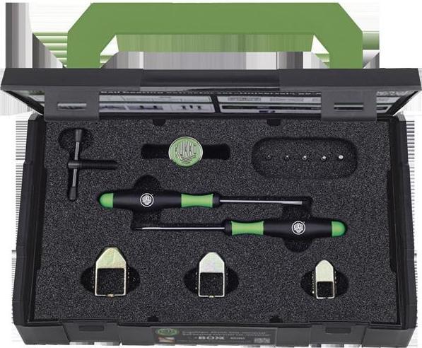 Immagine prodotto Kukko Set di estrattori serie 140-S Micro 11pcs. apertura forcella2,25-5,25mm Ku. custodia trasparente