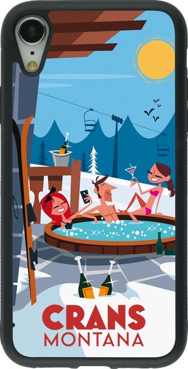 Immagine prodotto PhoneLook Coperchio Silicone Nero Crans-Montana Mountain Jacuzzi (Apple iPhone XR)