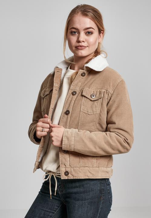 Actual product image Urban Classics Ladies Sherpa Corduroy Jacket (L)