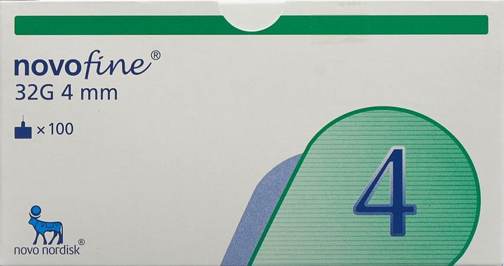 Actual product image Novofine Injektionsnadeln 32G 4mm (Pen needles + disposable needles)