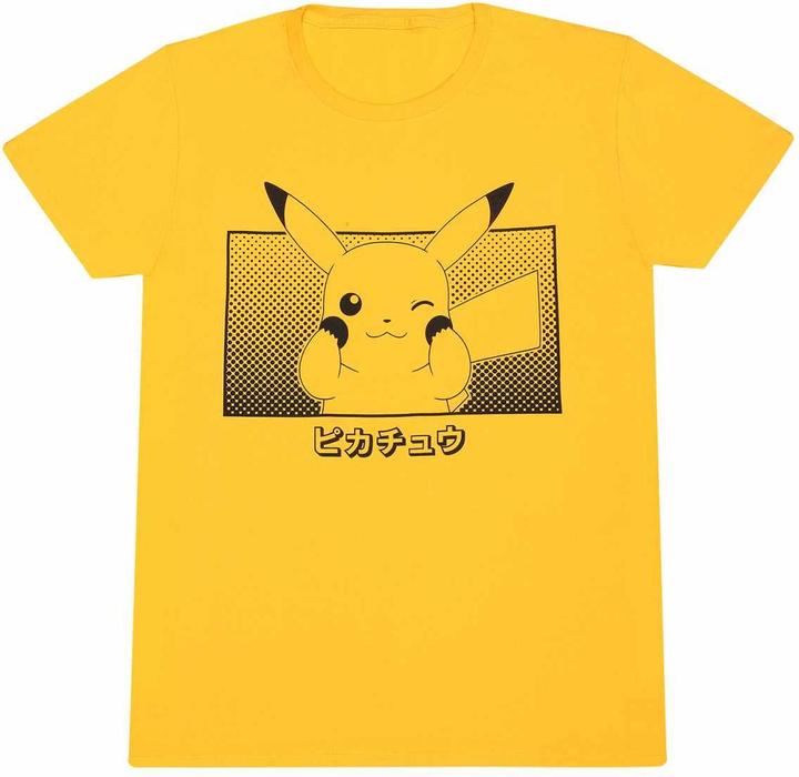 Actual product image Heroes Inc Pokemon T-Shirt Pikachu Katakana (M) (M)