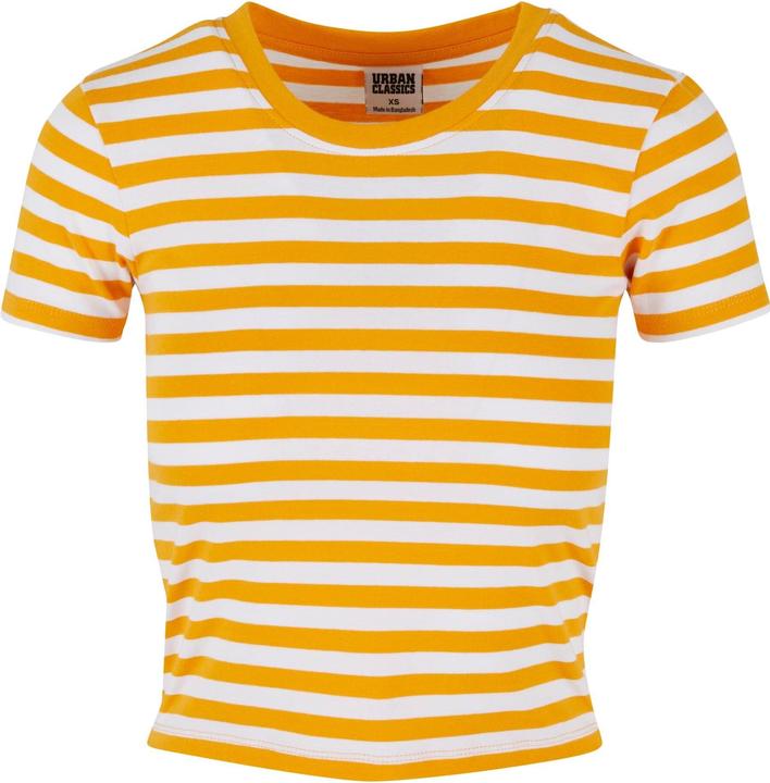 Produktbild Urban Classics Ladies Short Striped Tee - 142651 (4XL)