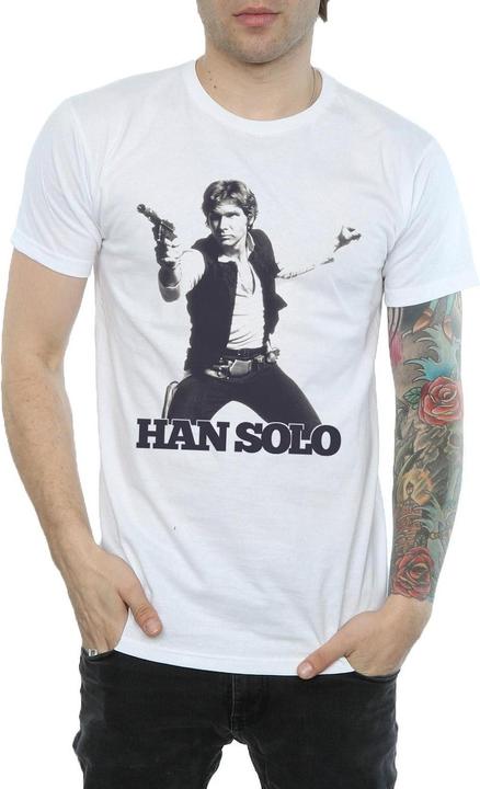 Immagine prodotto Star Wars Han Solo Retro Photo Maglietta Uomo (XL)