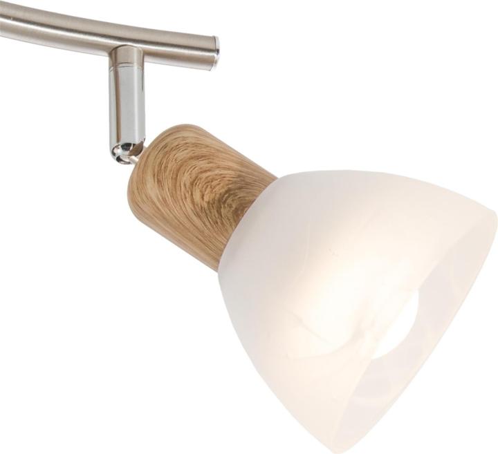 Actual product image Nino Leuchten Spotlight 3-light light oak Daytona (430 lm, E14)