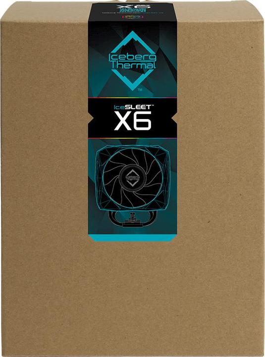 Actual product image Iceberg Thermal IceSLEET X6 - RGB - AM4/Intel (159 mm)