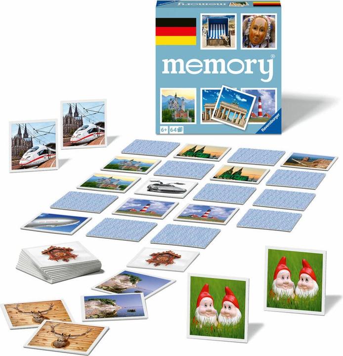 Produktbild Ravensburger memory® Deutschland (Dänisch, Portugiesisch, Schwedisch, Französisch, Niederländisch, Polnisch, Italienisch, Norwegisch, Japanisch, Spanisch)