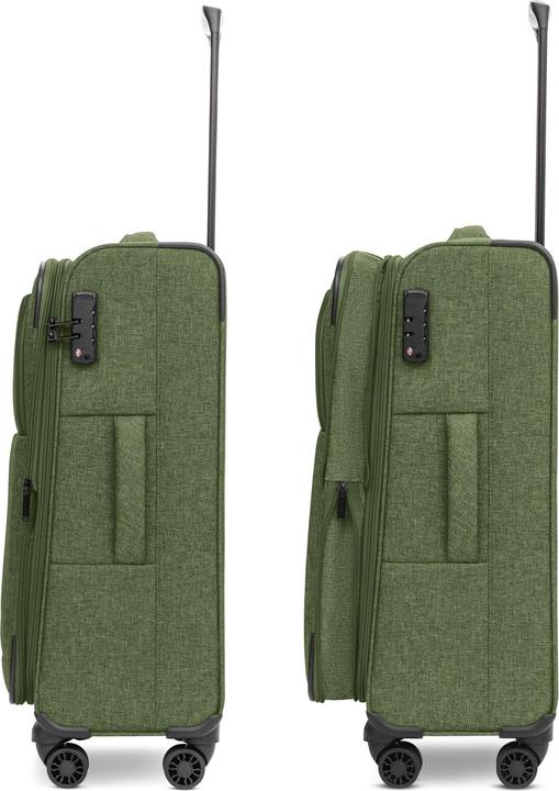 Produktbild Redolz Essentials 12 THREE SET 4-Rollen Kofferset 3-tlg. mit Dehnfalte (201 l, XL (ab 115l))