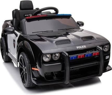 Produktbild Es-toys Kinderfahrzeug - Elektro Auto "Dodge Challenger Polizei" Lizenziert - 12V7A Akku,2 Motoren- 2,4Ghz + (12 V)