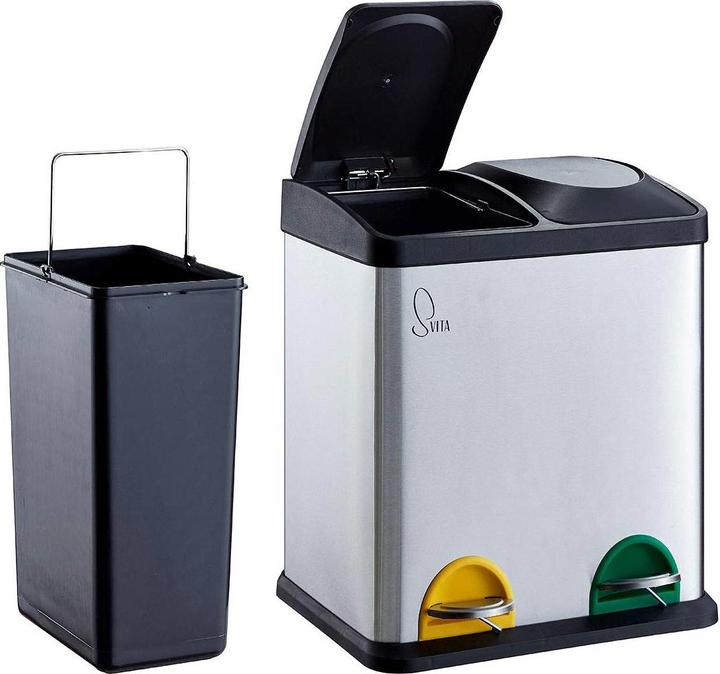 Produktbild Svita TC2X15 Eimer 30 Liter Silber (30 l)