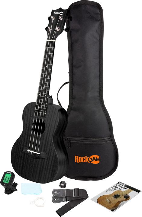 Actual product image PDT RJ PREM Sopr Ukulele SK RJUK-612S-BK