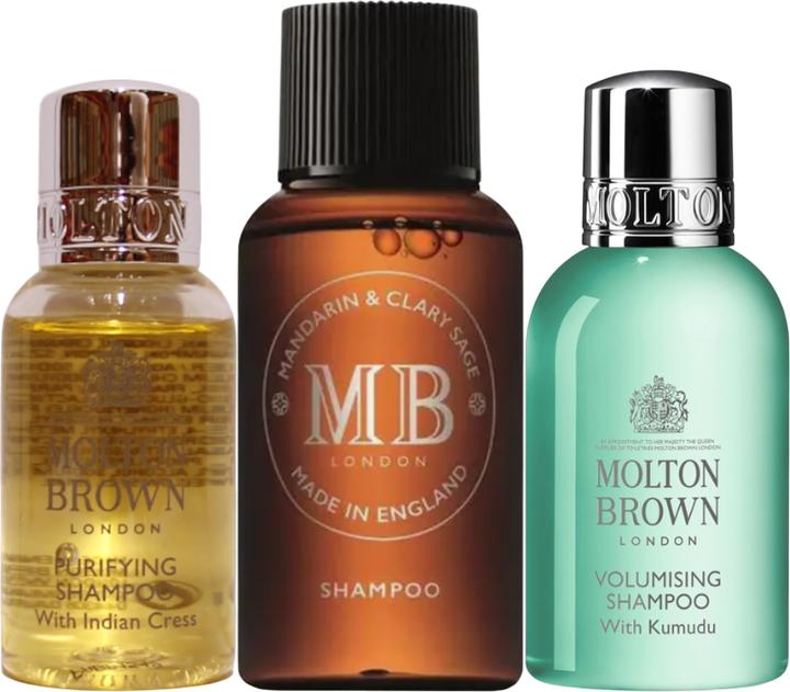 Image du produit Molton Brown Indian Cress Purifiant + Kumudu Volume + Mandarin & Clary Sage Volume