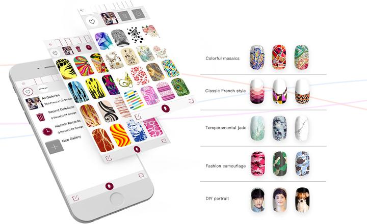 Image du produit Trisa Imprimante pour nail art (Or rose)