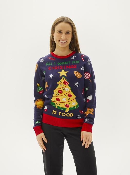Immagine prodotto Christmas Sweats Tutto quello che voglio per Natale è il cibo a LED (S)