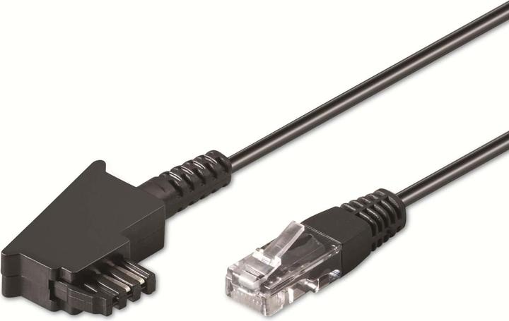 Image du produit Goobay Câble de raccordement TAE-F pour DSL / VDSL Prise TAE-F > Prise RJ45 (8P2C)