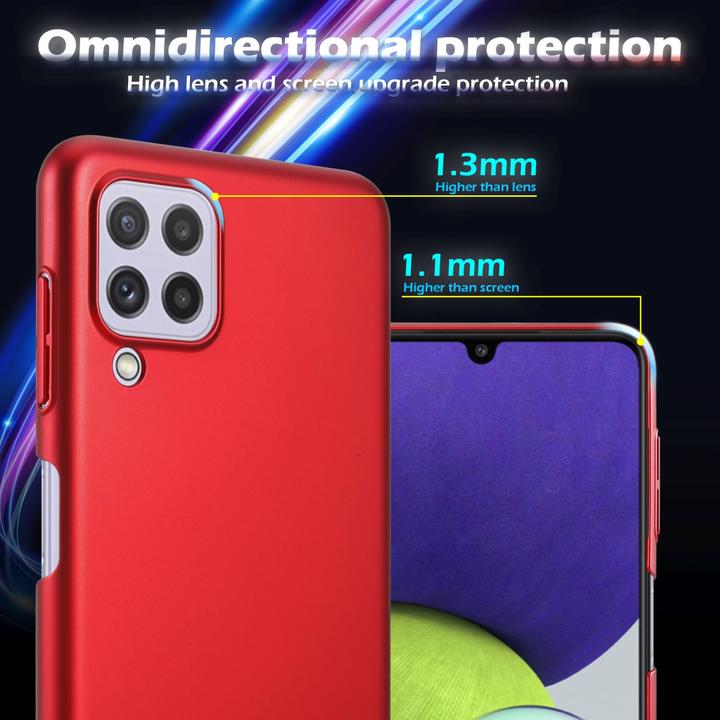 Produktbild Cadorabo HC Matt Metall Hülle (Samsung Galaxy M22, Samsung Galaxy A22, Samsung Galaxy A32)