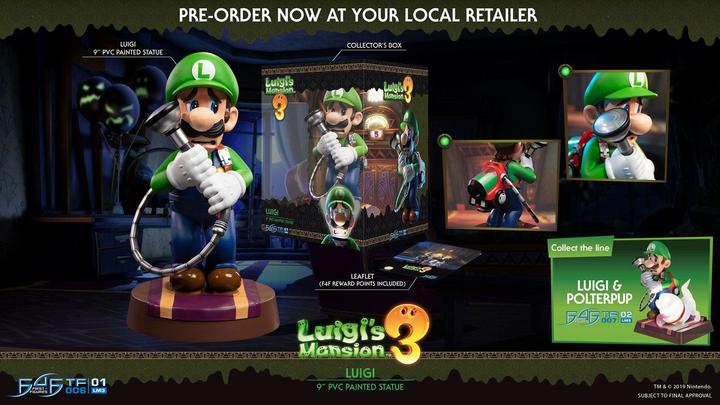 Actual product image First 4 Figures Luigi's Mansion 3: Luigi