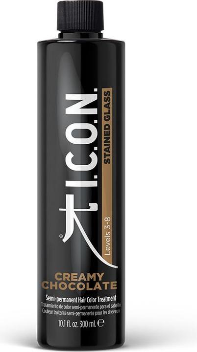 Produktbild I.C.O.N. STAINED GLASS CREAMY CHOCOLATE semi-permanent levels 3-8 300 (3-8)