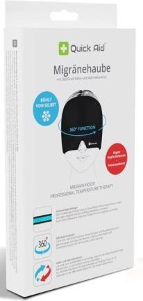 Quick Aid Headache and migraine cap (self-cooling) with 360-degree cooling and heating function (1 x, 1053 ml, 592 g)