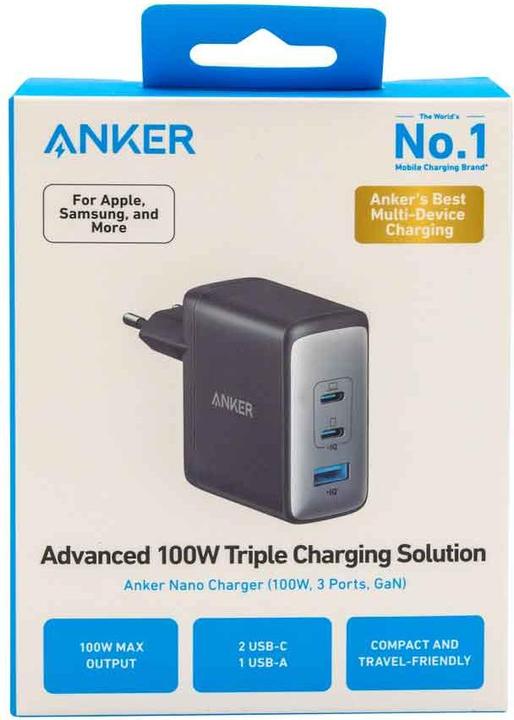 Produktbild Anker 3 Port Charger (100 W)