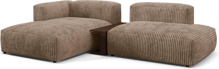 Actual product image Micadoni Modular Left Corner Sofa, "Martina", 2 Seats, 285x176x75 Made in Europe (Corner sofa)
