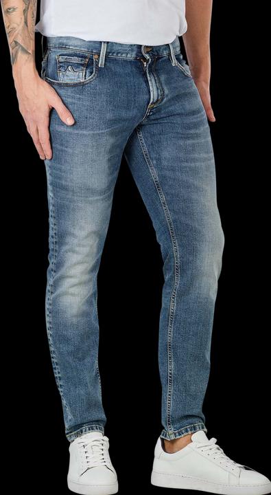 Actual product image Alberto Slipe Jeans Tapered Fit Vintage dark blue