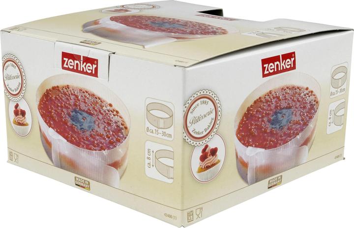 Image du produit Zenker Cadre de cuisson blanc, rond (30 cm)
