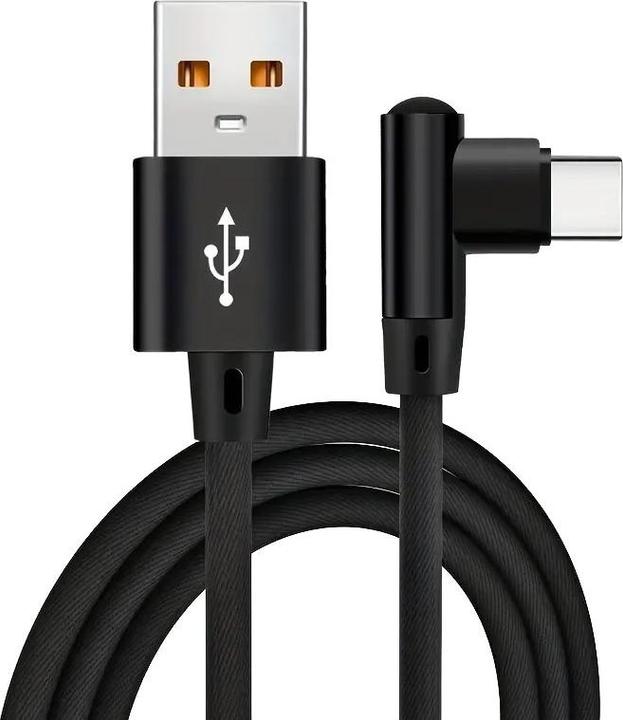 Cbx 90 degree angle charging cable USB-C / USB-A, 30cm (0.30 m)