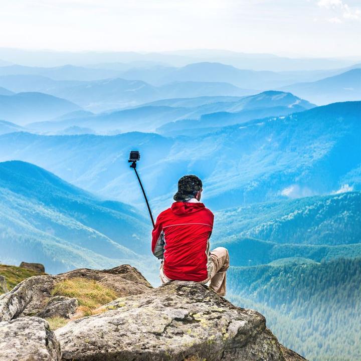 Immagine prodotto Hermex Bastone per selfie monopiede con adattatore per GoPro e Xiaomi Yi Cam